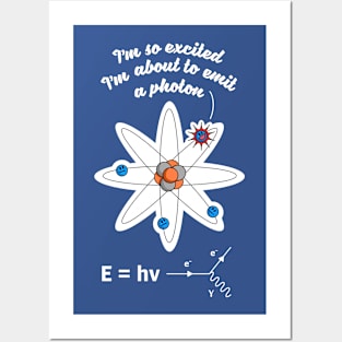 Excited electron Posters and Art